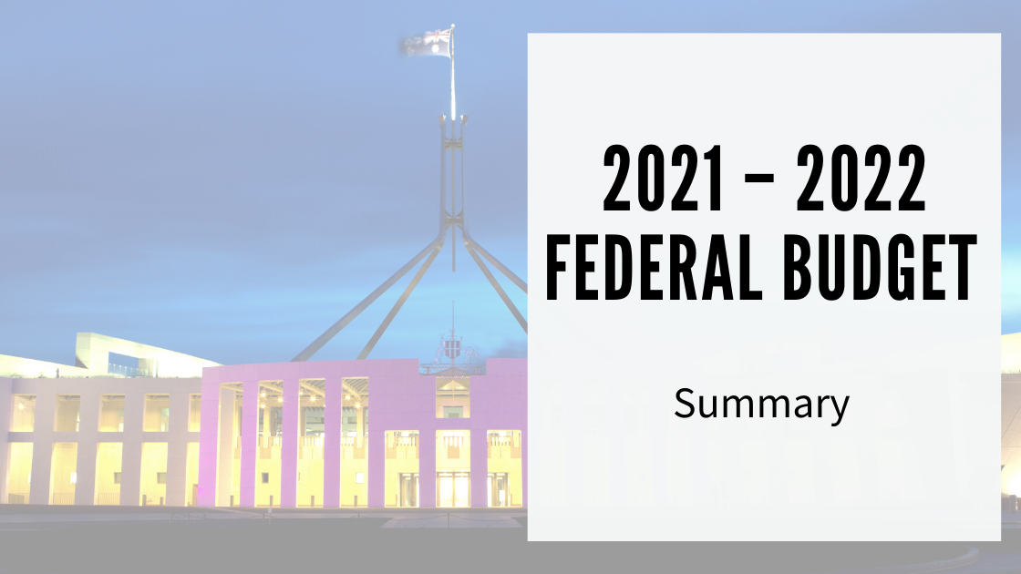 The 2021 2022 Federal Budget Summary B And W Additions
