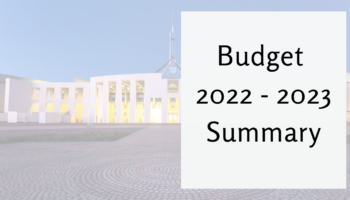 Budget 2022 – 2023 Summary