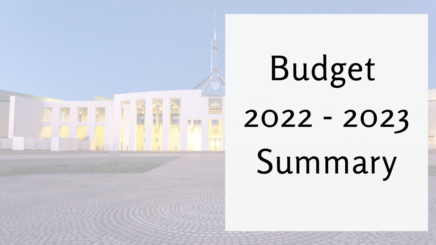 Budget 2022 - 2023 Summary